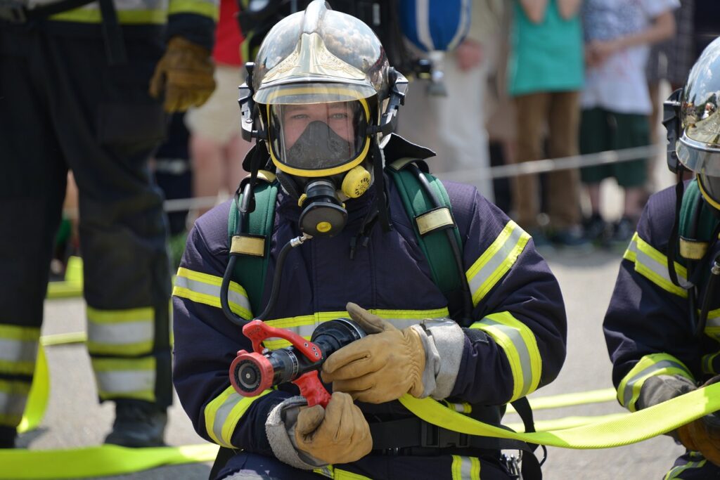 Interwencja strażaków w Kluczborku. Pożar okazał się przypalonym obiadem